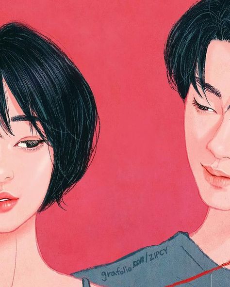 Desenhos Love, Seni Korea, Cover Wattpad, Cute Couple Drawings, Cute Couple Wallpaper, Couple Illustration, Korean Art, Love Illustration, Cute Couple Art