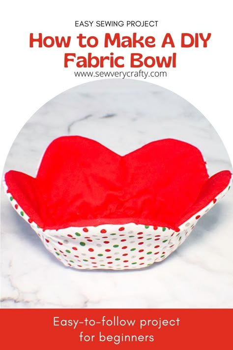 Crochet Ideas Aesthetic, Aesthetic Knit, Fabric Bowl, Bowl Cozies, Tutorial Sewing, Sewing Machine Projects, Cute Sewing Projects, Fabric Bowls, Bowl Cozy