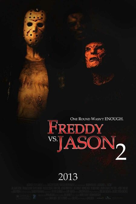 Freddy vs Jason 2....WHAAAAAAATTT??????? So excited about this! But they need to fix the new Freddy he had no personality in the last remake AND it was not gory enough. Get on it people Jason Vs Michael, Freddy Vs Jason, Michael Myers And Jason, Up Poster, Horror Movie Icons, See Movie, Chasing Dreams, Horror Show, Horror Icons