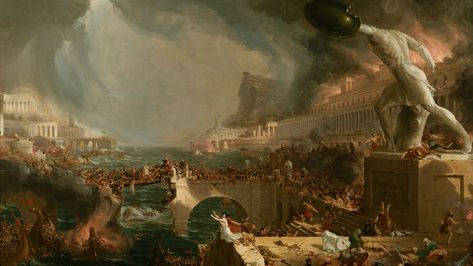 Attack of Olympus by Ronald #war #siege ancient greece #4K #wallpaper #hdwallpaper #desktop Course Of Empire, The Course Of Empire, Greece Wallpaper, Rome Print, Library Of Alexandria, Rome Antique, Empire Romain, Peter Paul Rubens, Joan Miro