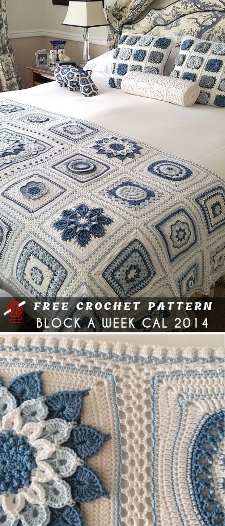 Crochet Triangles, Corak Krusye, Interesting Crochet, 3d Crochet, Projek Menjahit, Crochet Bedspread Pattern, Crochet Blanket Designs, Crochet Granny Square Blanket, Bantal Sofa