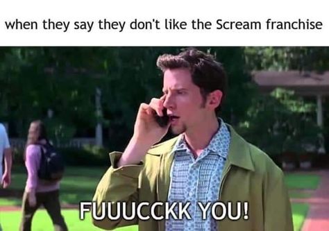 Randy Meeks Scream Icon, Randy And Sidney, Funny Scream Movie Memes, Randy Scream, Scream Quotes, Scream Videos, Scream Characters, Top Horror Movies, Scream 1996