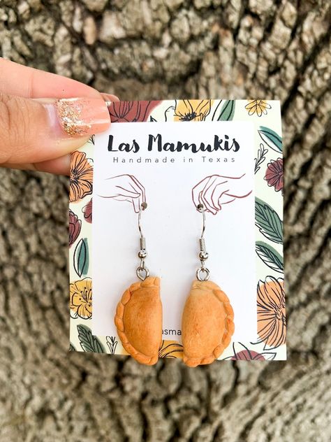 Keychain Clay, Food Keychain, Mexican Earrings, Earring Inspo, Hispanic Food, Food Earrings, Clay Sculptures, Polymer Clay Diy, Nickel Free Earrings