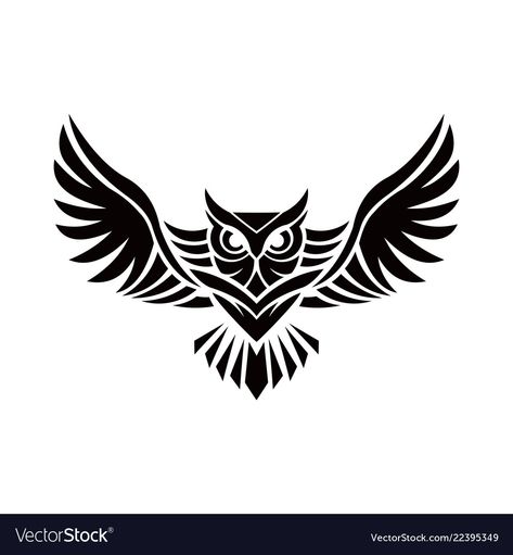 Owl Tattoo Drawings, Cactus Tattoo, Emblem Design, Owl Vector, Owl Artwork, Muster Tattoos, Owl Tattoo Design, Owl Logo, Owls Drawing