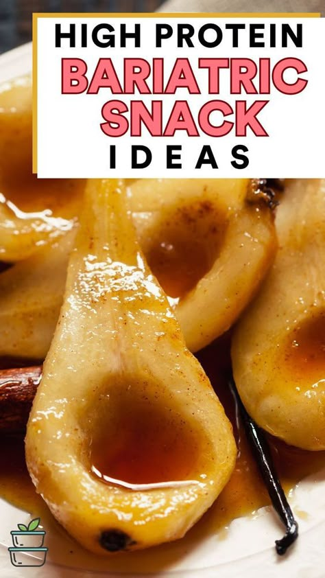 Take a look at these 15 high-protein bariatric snack ideas for easy snacks that are perfect for meal prep and taking on the go to help you stick to your health goals! Bariatric Recipes Desserts, Bariatric Snacks On The Go, Baritastic Recipes, Bariatric Snacks, Bariatric Recipes Sleeve Liquid Diet, High Protein Bariatric Recipes, Bariatric Recipes Sleeve, Gastric Bypass Recipes, Keto Slim