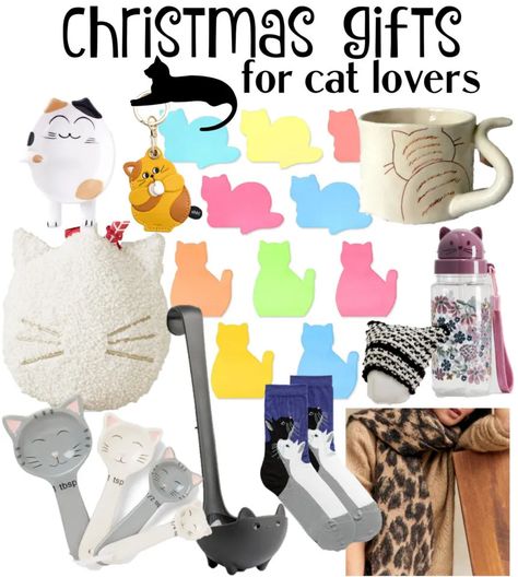 Christmas Gifts for Cat Lovers ⋆ chic everywhere // gifts for people who love cats Cat Christmas Presents, Gifts For Cat Lovers, Cat Christmas Gift, Christmas Time Is Here, Christmas Style, For Cats, Christmas Cats, Cat Lover Gifts, Cat Gifts