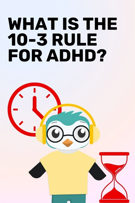 10-3 rule? What's that? 🤔  Keep reading to see how this simple strategy can help your child focus better and manage their time effectively. Comment your thoughts! #ADHDTips #ParentingHacks #LifeSkillsForKids Add In Boys, Add In Kids, Teaching Time Management, Help Kids Focus, Kids Feelings, How To Focus, Parenting Knowledge, How To Focus Better, Brain Exercise