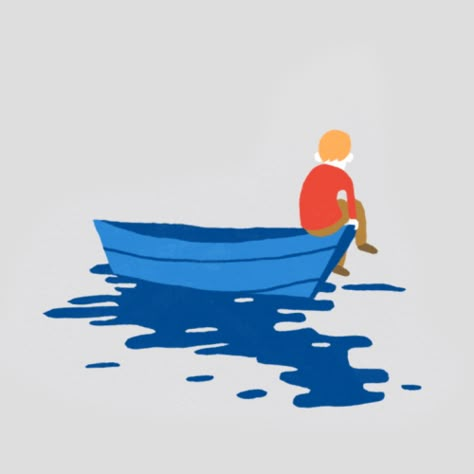 River Animation, Floating Animation, Boat Animation, Africa Art Design, Boat Illustration, Loop Animation, Illustration Quotes, Motion Graphics Design, Africa Art