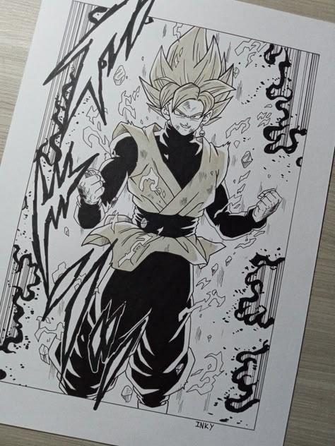 Goku Shading Drawing, Sketch Training, Dragon Ball Drawing, Gojo Vs Sukuna, Boys Drawing, Dbz Drawings, Black Sketch, Shading Drawing, Godzilla Monsters