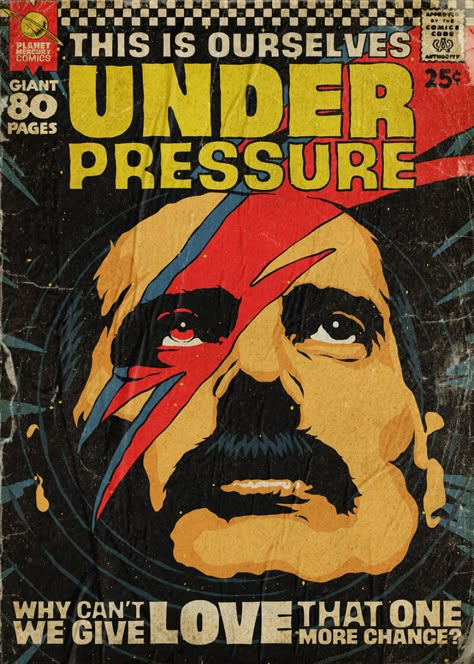 We are already pretty familiar with Brazilian designer and illustrator Butcher Billy here on Bored Panda. We have featured his series of novel covers for each  #RePin by AT Social Media Marketing - Pinterest Marketing Specialists ATSocialMedia.co.uk Freddie Mercury Aesthetic Wallpaper, Freddy Mercury Aesthetic, Band Posters Vintage, Freddie Mercury Aesthetic, Pop Culture Posters, Planet Mercury, Art Musical, Rock Band Posters, Queen Poster