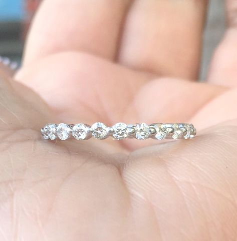 Floating Diamond Band, Diamond Bubble Ring, Year Ring, Ring Upgrade, Diamond Eternity Wedding Band, Bubble Ring, Etsy Promotion, Matching Ring, Team Board