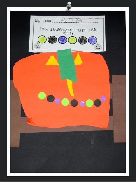 Halloween Patterning Kindergarten, Fall Patterning Kindergarten, Halloween Patterns Kindergarten, Halloween Pattern Activities, Pattern Art Kindergarten, October Crafts Kindergarten, Patterns Kindergarten Activities, Kindergarten Halloween Math Centers, Pattern Activities For Kindergarten