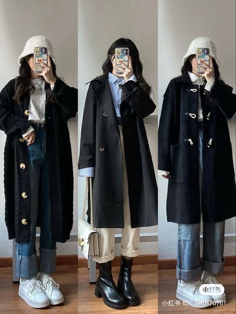 Top 15 Chic & Aesthetic Winter Travel Outfits – The Ultimate Guide | Winter Fashion & Travel Fashion Outfits | Outfits Para Europa En Invierno | Winter Trip Outfit Long Korean Coat, Korean Fashion Long Coat, Korean Winter Coats Women, Japan Winter Style Women, Korean Winter Jackets Women, Airport Outfit Winter Korean, Kdrama Outfits Women Winter, Layered Coats Winter Outfits, Korea Fashion Winter Outfits