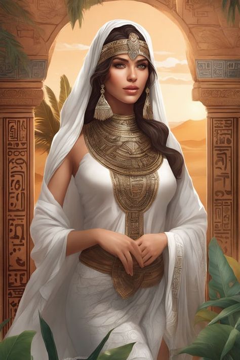 Most beautiful attractive 36 years old wearing Hieroglyphics... by Yosee - Playground Athena Costume, Athena Aesthetic, Athena Greek Goddess, Greek Goddess Of Wisdom, Greek Goddess Art, Artemis Goddess, Model Hairstyles, Face Girl, Goddess Costume