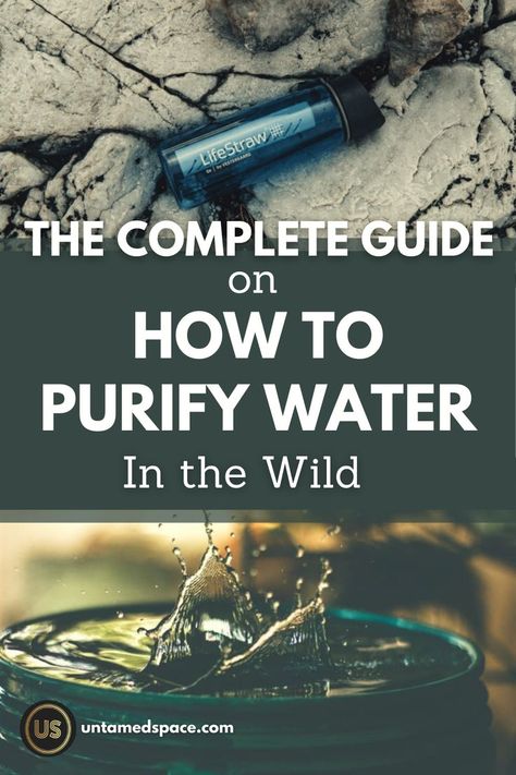 Zombie Survival Guide, Hiking Hacks, Water From Air, Purify Water, Wild Waters, Surviving In The Wild, Bike Camping, Survival Skills Life Hacks, Life Straw