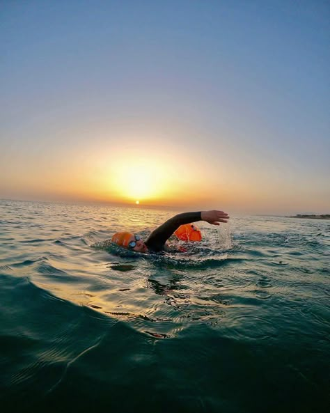 Finnish flight attendant @roossis made a stopover in Lisbon and couldn't resist swimming in our sea 🇫🇮 This was the last swim we did with her with a beautiful sunset. See you in June! 😉 Do you want to explore our beautiful coast with us? Get in touch! 👉 www.swim-together.com/contact Open Water Aesthetic, Open Water Swimming Aesthetic, Triathlon Women Inspiration, Aesthetic Swimming Pictures, Sea Swimming Aesthetic, Triathlon Aesthetic, Swimming Race, Workouts For Runners, Open Water Swim