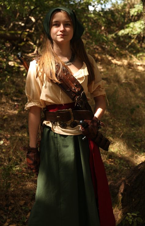 LARP Costume Female Stray order online with larp-fashion.co.uk Larp Costume Female, Medieval Outfit Women, Larp Fashion, Medieval Outfit, Ren Faire Costume, Fair Outfits, Larp Costume, Medieval Clothing, Fantasy Costumes