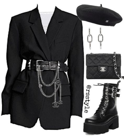 Ateez Concert Outfit, Ateez Outfits, Ateez Concert, Gothic Princess, Looks Black, Study Style, Mode Inspo, Kpop Fashion Outfits, 가을 패션