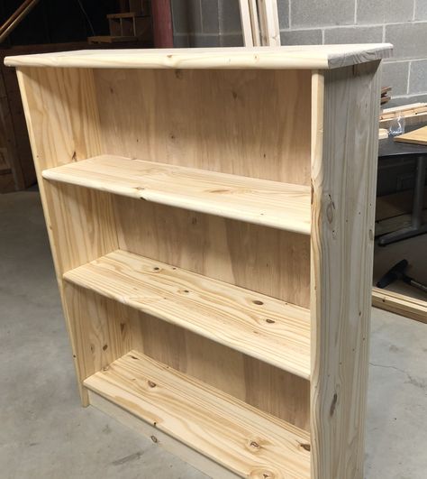 Bookcase Plans Diy, Small Bookshelf Plans, Wooden Bookcase Diy, Book Shelf Building Plans, Wooden Bookshelf Diy, How To Build A Bookcase Diy, Bookshelf Plans Diy, How To Build A Bookcase, How To Build A Book Shelf