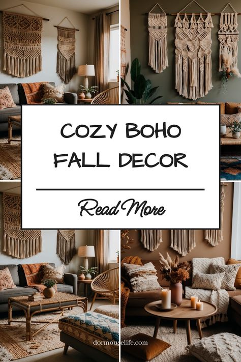 Transform your living room into a cozy sanctuary this autumn with our inspiring boho fall decor ideas. Embrace the warmth of the season by incorporating earthy tones, soft textures, and rustic elements to create a welcoming space where you can relax and unwind. From warm throw blankets to textured pillows and seasonal accents, our collection of fall decor pieces will add charm and character to your living room. Bohemian Fall Decor, Porch Christmas Lights, Textured Pillows, Boho Fall Decor, Cozy Living Room Decor, Moroccan Blankets, Fall Living Room Decor, Bohemian Living Rooms, Fall Living Room