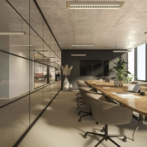 Conference Room Design, Contemporary Office Design, Meeting Room Design, Cool Office Space, Modern Office Interiors, Office Interior Design Modern, Office Meeting Room, Corporate Office Design, Office Fit Out