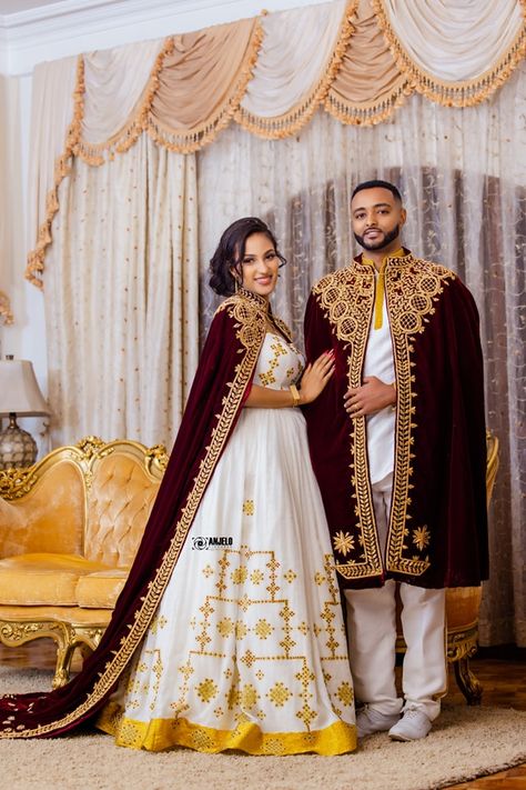 best wedding dress designers in Ethiopia Ethiopian Fashion Traditional Dresses, Habesha Dress Wedding, Traditional Ethiopian Wedding Dress, Traditional Arabic Wedding Dress, Ethiopian Traditional Dress Weddings, Ethiopian Melse, Habesha Wedding Dress, Eritrean Wedding, Ethiopian Wedding Dress