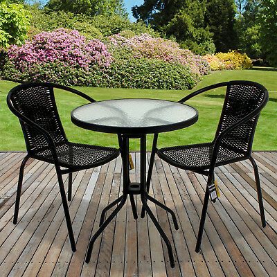 Teak Garden Furniture, Black Wicker, Outdoor Chair Set, Garden Table And Chairs, Rattan Garden Furniture, Garden Furniture Sets, Table Chair, Bistro Set, Patio Seating