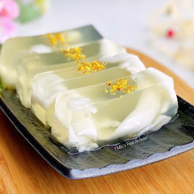 Agar Agar Pudding, Interesting Desserts, Osmanthus Flower, Flower Place, Dessert Soup, Chinese Desserts, Coconut Jelly, Ice Cream Drinks, Asian Sweets