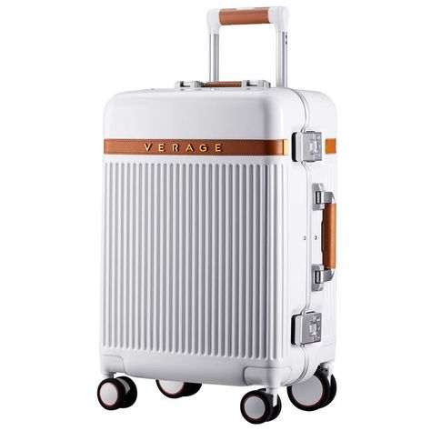 Windsor PC Luggage with Aluminum Frame, Hardside Suitcase with spinner wheels, White, Carry-On 20-Inch Fly Love, Spinner Wheel, Luxury Luggage, Cool Life, Life Color, Luggage Bags Travel, Wonderful Life, Luggage Sets, Carry On Luggage