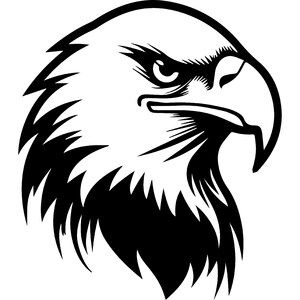 Silhouette Design Store - D-411769 Eagle Face Drawing, Eagle Clipart, Native American Art Drawings, Laser Cut, Bird Of Prey Tattoo, Eagle Vector, Eagle Artwork, Eagle Silhouette, Friendship Quotes Images