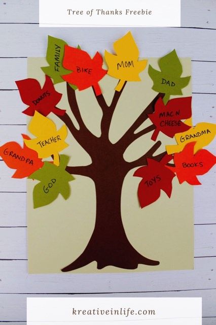 Looking for a fun and easy craft to share what you are thankful for? Download this free template today!  #kreativeinlife #teaching #kindergarten #thankfulness #thanksgivingcraft #parenting Tree Of Thanks Craft, Thankful Tree Craft Preschool, Thankful Tree Craft For Kids, Family Tree Ideas For Kids, Thanksgiving Trees, Tree Of Thanks, Thankful Tree Printable, Spa Crafts, Thankful Tree Craft