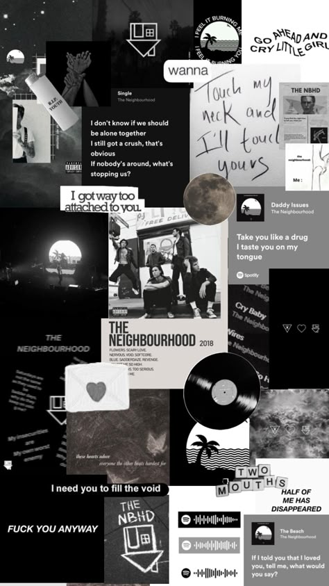 #theneighbourhood 🖤 Tough Wallpaper Iphone, Tumblr Pfp Aesthetic, The Neighborhood Wallpapers, The Nbhd Wallpaper, The Neighbourhood Fondos, Neighborhood Wallpaper, The Neighbourhood Background, The Neighborhood Wallpapers Aesthetic, The Neighbourhood 3d Wallpaper