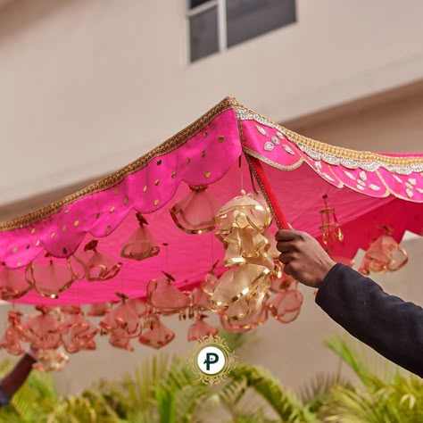 Take his breath away! 😍 Make a statement with our stunning hot pink Chaddar on your big day and create a memory he won’t forget.🤩 Chunni For Bride Entry, Dulhan Entry Chadar Diy, Bride Chaddar, Bridal Chaddar, Bride Entry Chadar, Bridal Entry Chadar, Jewellery Combination, Marigold Wedding, Bridal Entry