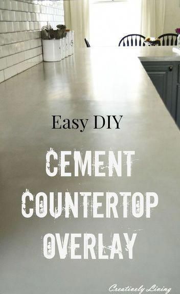 Cement Countertop, Countertop Overlay, Countertop Refinishing Kit, Cement Countertops, Diy Concrete Counter, Resurface Countertops, Refinish Countertops, Countertop Makeover, Concrete Countertops Kitchen Diy