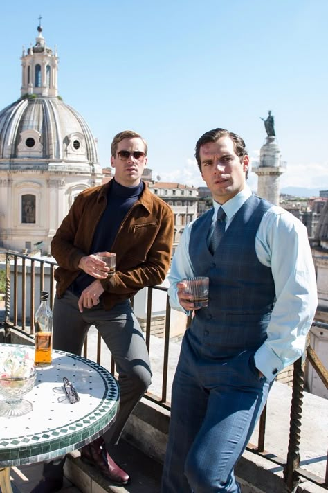 Man From Uncle, Fall Suit, Classy People, The Man From Uncle, Movie Costumes, Henry Cavill, Mode Inspo, Gentleman Style, Classic Man