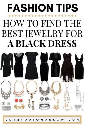 Every woman knows that a little black dress is definitely a must for any wardrobe because it can be easily worn on different occasions. Moreover, when it comes to accessorizing it, there are plenty of choices to opt for. But what are really the rules of appropriate jewelry for black dresses? I’ve written this article to offer you as many useful tips and guidelines as possible. Accessorize Black Dress, Black Dress Outfit Party, Black Dress Accessories, Necklace For Neckline, Black Dress Fashion, Necklace Guide, Little Black Dress Outfit, How To Have Style, Dress Outfits Party