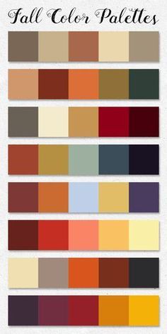 Free download ~ Fall Color Palettes ~ courtesy of hgdesigns.co Fall Color Palettes, Fall Color Schemes, Color Schemes Colour Palettes, Fall Color Palette, Color Palette Design, Colour Board, Color Inspo, Fall Color, Winter Colors