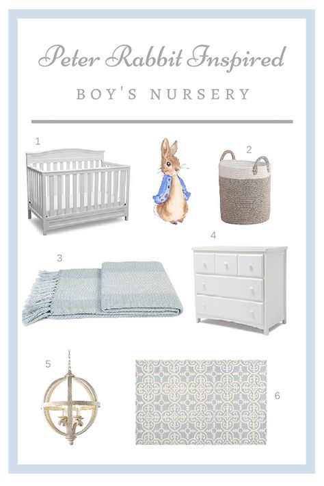 Boy Nursery Inspiration, Change Tables, Nursery Unique, Light Blue Nursery, Nursery Inspiration Boy, Baby Blue Nursery, Beatrix Potter Nursery, Blue Nursery Boy, Nursery Idea