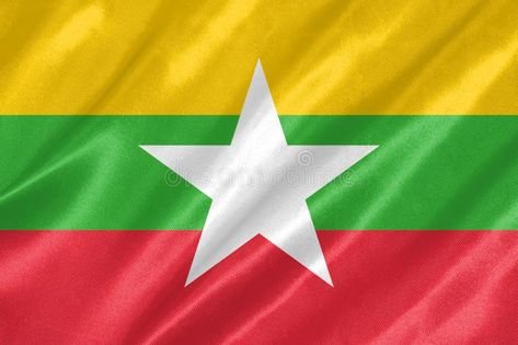 Myanmar Flag Logo, Burmese Flag, Flag Of Myanmar, Myanmar Photo, Mouth Anime Aesthetic, Myanmar Flag, Naypyidaw, Facebook Cover Photos Love, Bus Skin Design