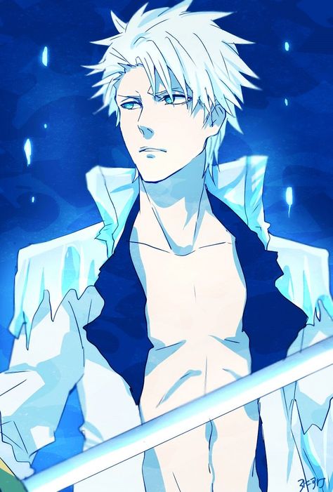 Toshiro Hitsugaya Toushirou Hitsugaya, Toushiro Hitsugaya, Rukia Bleach, Toshiro Hitsugaya, Bleach Fanart, Anime Bleach, Bleach Characters, Bleach Art, Bleach (anime)