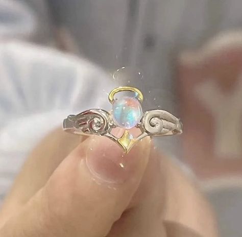 ʚ kimi ɞ on Twitter: "what if we both matched https://t.co/VrBT9xc8eB" / Twitter Ladies Finger Ring, Fashion Reading Glasses, Angel Wing Ring, Ring Party Jewelry, Angel Ring, Flower Socks, Hollow Ring, Y2k Accessories, Metallic Party