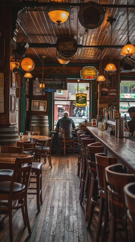 #Cozy pub #interior: A #cozy and inviting pub with warm #lighting, #wooden furnishings, and patrons enjoying a quiet moment. #pub #interior #cozy #lighting #wooden #aiart #aiphoto #stockcake ⬇️ Download and 📝 Prompt 👉 https://stockcake.com/i/cozy-pub-interior_314545_473310 Old Irish Pub Aesthetic, Cosy Pub Aesthetic, Cosy Pub Interior, Cozy Pub Aesthetic, London Pub Interior, Dublin Pub Aesthetic, Dark Pub Aesthetic, Cozy Bar Design, Scottish Pub Interior