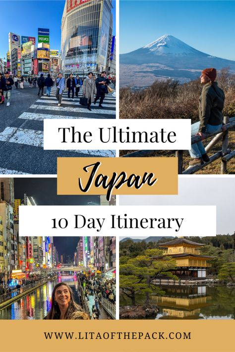 The Best 10 Day Japan Itinerary - Lita of the Pack 12 Days In Japan, 9 Days In Japan, Japan And South Korea Itinerary, 10 Days In Japan Itinerary, 10 Day Itinerary Japan, Japan Itinerary 1 Week, Japan 10 Day Itinerary, Japan Itinerary 10 Days, Asia Travel Outfit