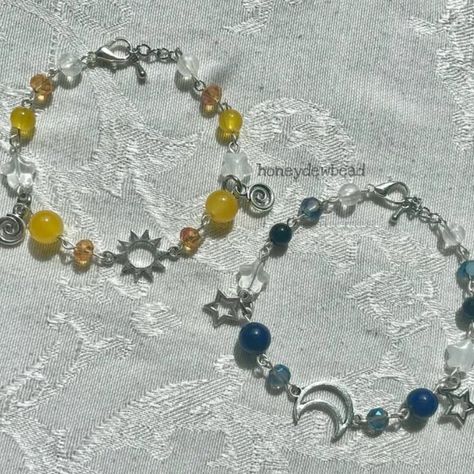 Matching sun and moon bracelet  celestial freindship bracelets Sun And Moon Bracelet, Freindship Bracelets, Forever Person, Moon Bracelet, Sun And Moon, Chemicals, Message Me, All Products, Moon