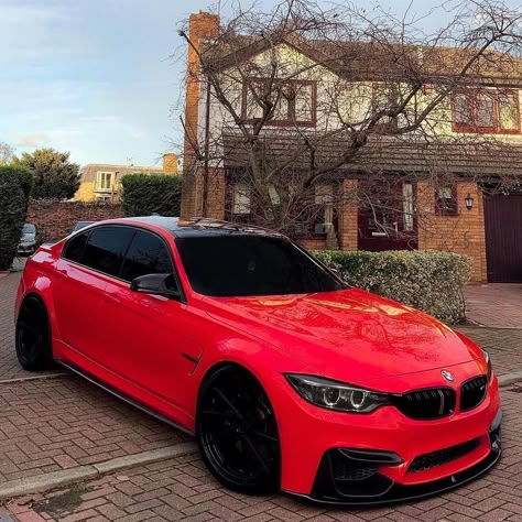 Bmw Red, Serie Bmw, Dream Cars Bmw, Bmw Sport, R35 Gtr, Car Deco, Orange Car, Cars Bmw, F80 M3