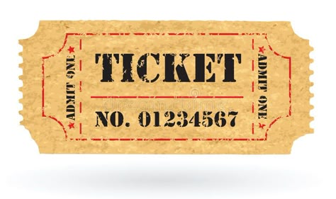 Old Vector vintage paper ticket with number. Vector , #Aff, #vintage, #Vector, #paper, #number, #ticket #ad Ticket Design Vintage, Documents Aesthetic, Insta Scrapbook, Mexican Taqueria, Invention Convention, Ticket Drawing, Collage School, Ticket Design Template, 1930s Cartoons