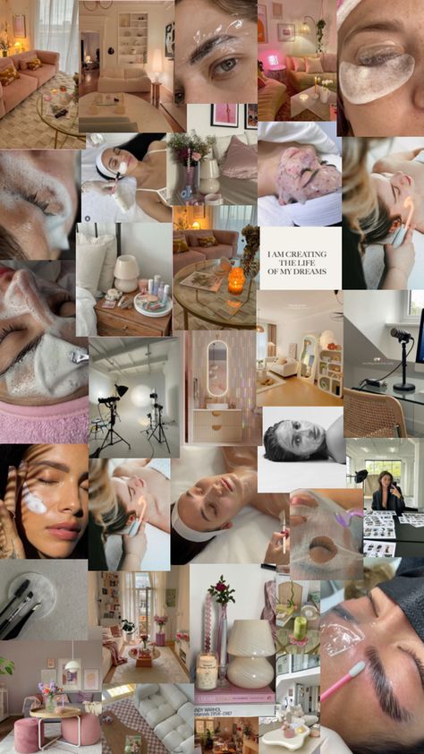 Esthetician Vision Board, Facials Quotes, Esthetician Aesthetic, Becoming An Esthetician, Esthetician Inspiration, Esthetician School, Esthetician Business, Aesthetic Nurse, Vision Board Book