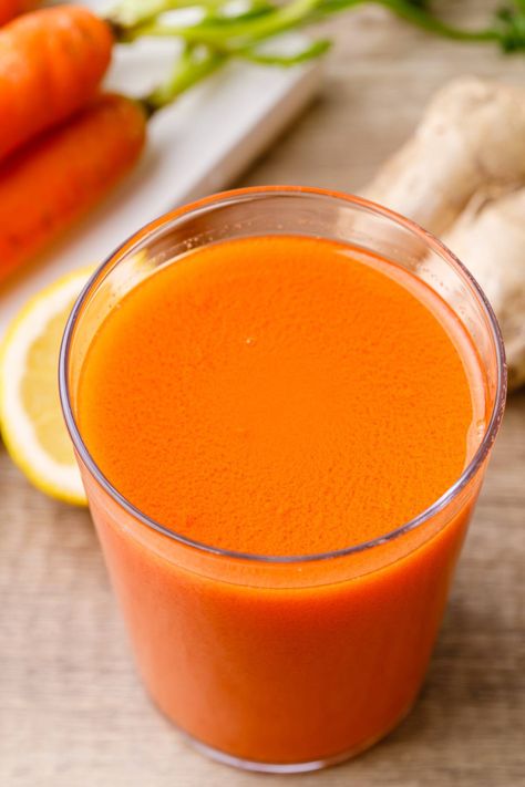 Carrot Detox Juice, Carrot Turmeric Juice, Carrot Juice Recipe Juicers, Carrot Juice Blender, Carrot Orange Ginger Juice, Carrot Drink Health Juice Recipes, Carrot Juice Benefits, Carrot Juice Recipe, Healthy Substitutions