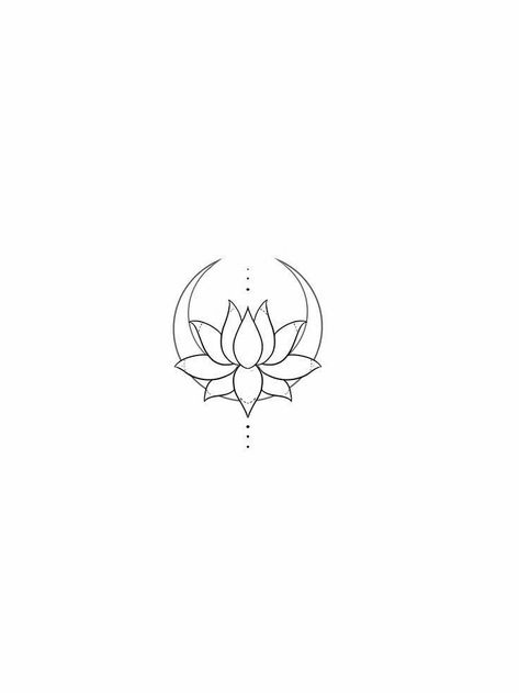 Small Lotus Tattoo, Water Lily Tattoos, Lotus Tattoo Design, Muster Tattoos, Small Pretty Tattoos, Small Hand Tattoos, Lotus Tattoo, Line Art Tattoos, Discreet Tattoos