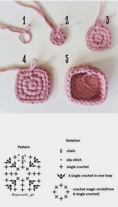 Crochet Essentials, Projek Mengait, Ideas For Crochet, Crochet Unique, Handbags Collection, Confection Au Crochet, Crochet Basket Pattern, Beginner Crochet Projects, Crochet Simple